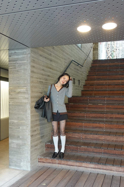 ニットフィットカーデ